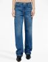 RE DONE Jeans met contrasterende stiksels Blauw - Thumbnail 3