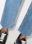RE DONE Cropped jeans met hoge taille Blauw - Thumbnail 4