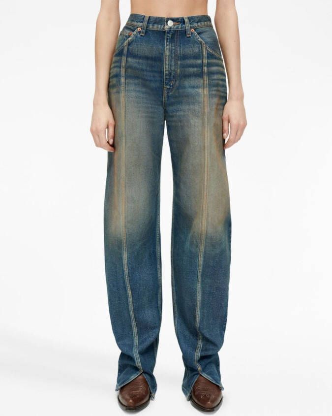 RE DONE Jean High waist jeans Blauw