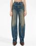 RE DONE Jean High waist jeans Blauw - Thumbnail 3