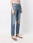 RE DONE Jeans met gerafeld detail Blauw - Thumbnail 3