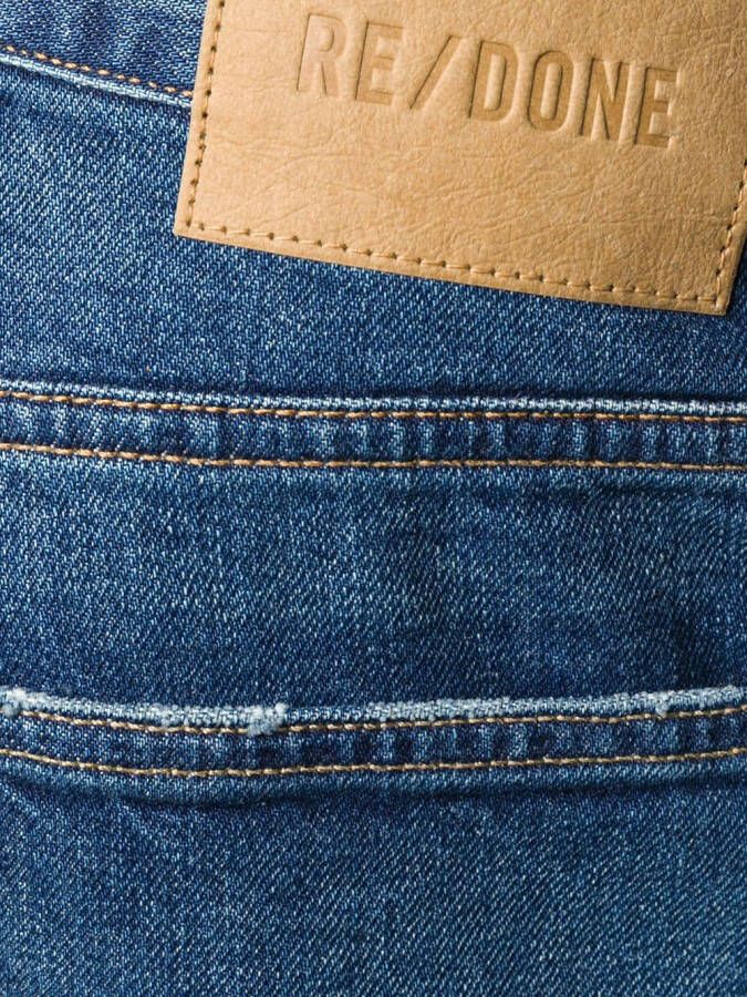 RE DONE Jeans met vervaagd-effect Blauw