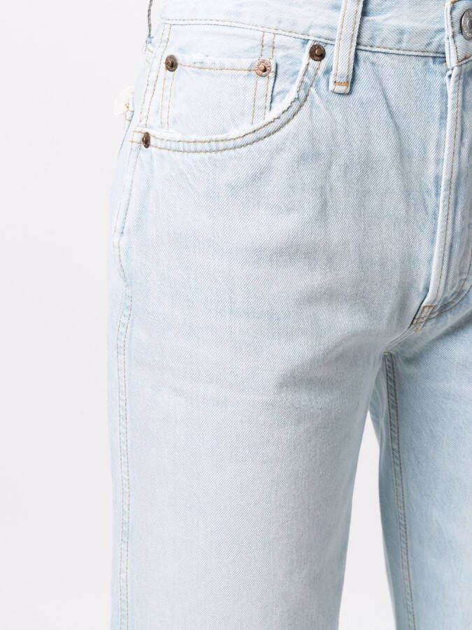 RE DONE Jeans met wijde pijpen Blauw