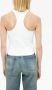 RE DONE Katoenen tanktop Wit - Thumbnail 4