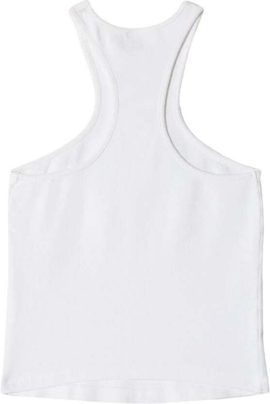 RE DONE Katoenen tanktop Wit