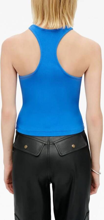 RE DONE Katoenen tanktop Blauw