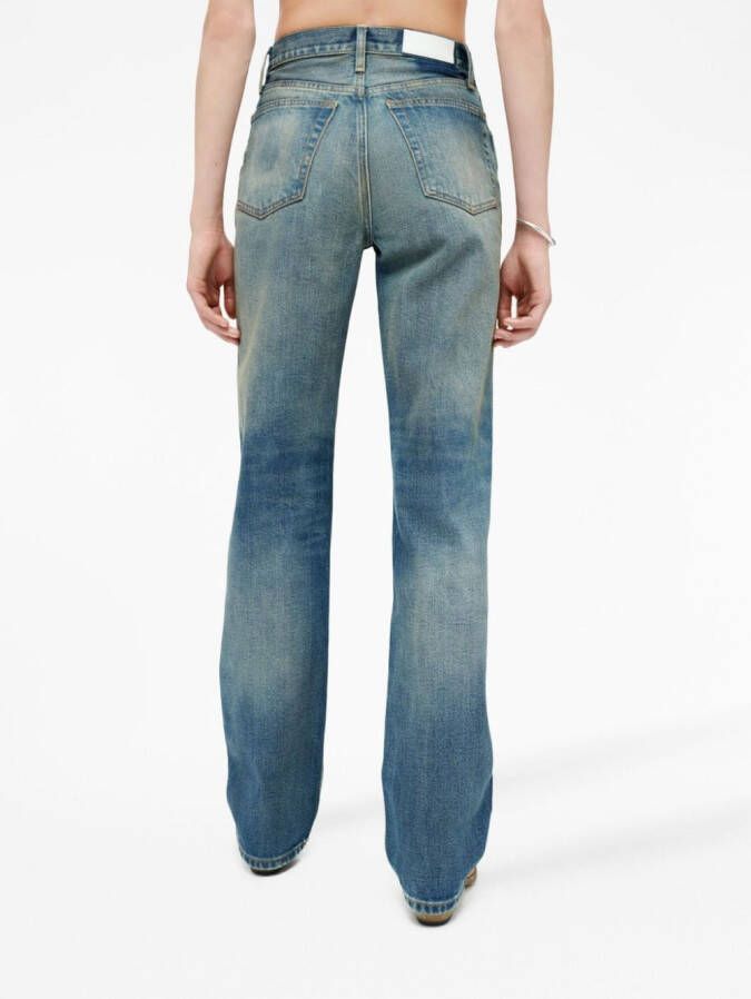 RE DONE Ruimvallende jeans Blauw