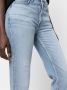 RE DONE Straight jeans dames katoen Polyester Elastane 24 Blauw - Thumbnail 5