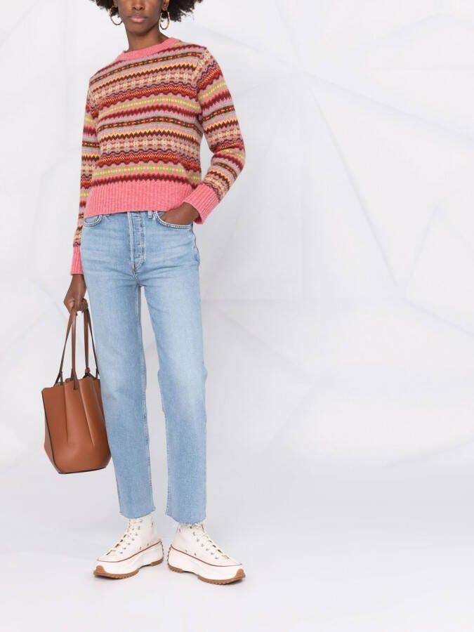 RE DONE Straight jeans Blauw