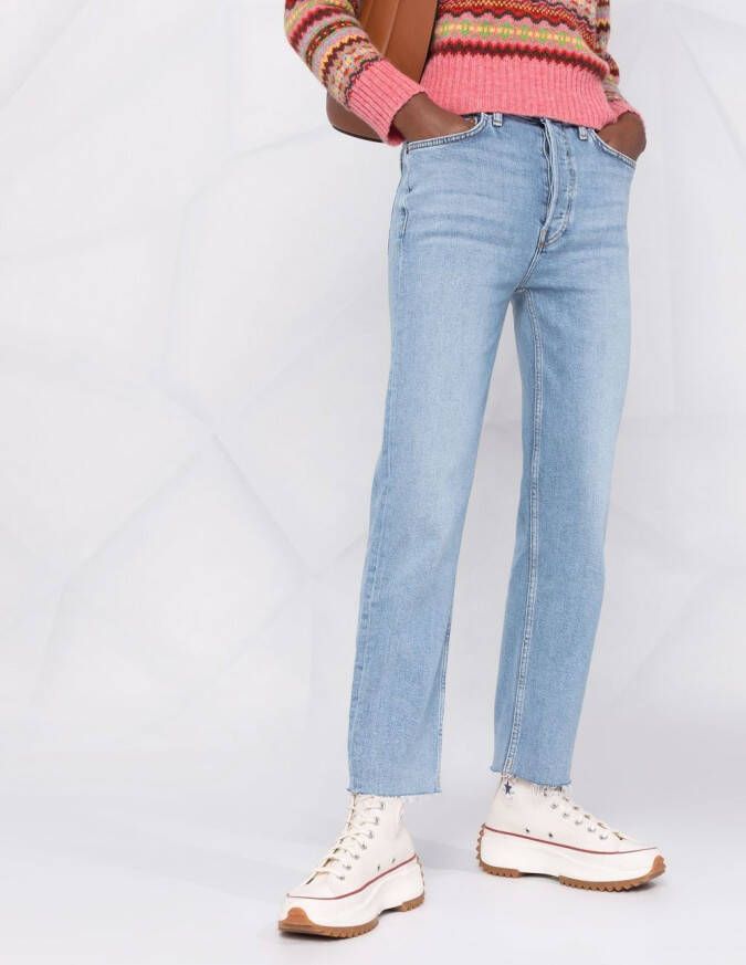 RE DONE Straight jeans Blauw