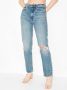 RE DONE Straight jeans Blauw - Thumbnail 2