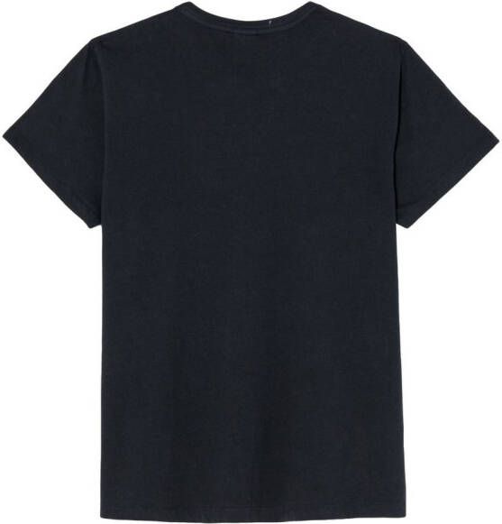 RE DONE T-shirt met korte mouwen Zwart