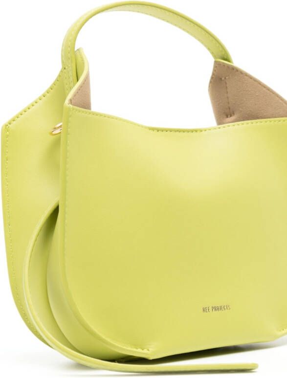 REE PROJECTS Helene Hobo mini shopper Groen