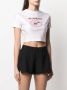 Reebok Cropped T-shirt met logoprint Wit - Thumbnail 3