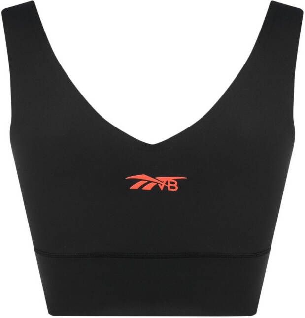 Reebok Tanktop met V-hals Zwart