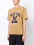 Reese Cooper T-shirt met logoprint Beige - Thumbnail 3