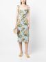 Reformation Midi-jurk met bloemenprint Blauw - Thumbnail 2