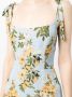 Reformation Midi-jurk met bloemenprint Blauw - Thumbnail 5