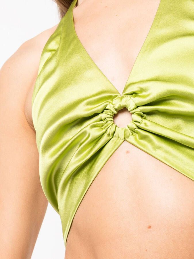 Reformation Cropped top Groen
