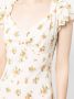 Reformation Midi-jurk met bloemenprint Beige - Thumbnail 5
