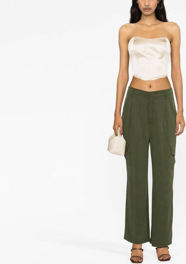 Reformation Cropped top Beige