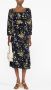 Reformation Midi-jurk met bloemenprint Blauw - Thumbnail 2