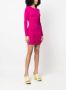 Reina Olga Mini-jurk met lange mouwen Roze - Thumbnail 3