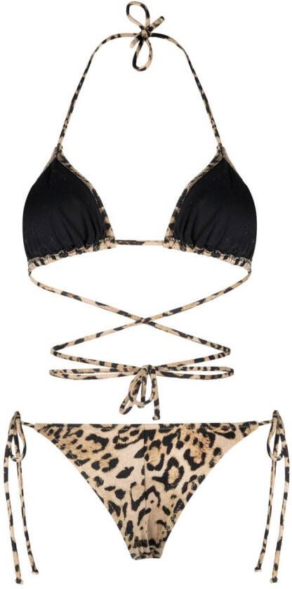 Reina Olga Bikini met luipaardprint Bruin