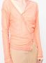 Rejina Pyo Asymmetrische blouse Oranje - Thumbnail 5