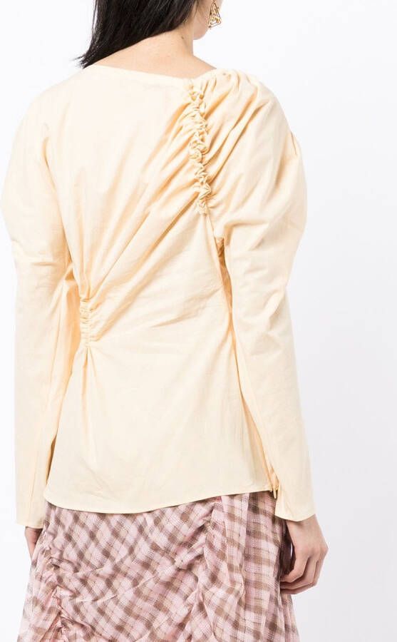 Rejina Pyo Asymmetrische blouse Geel