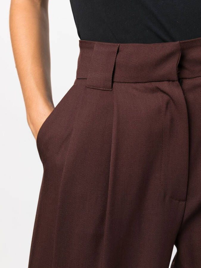 Rejina Pyo High waist broek Beige