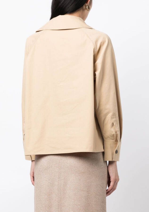Rejina Pyo Asymmetrische blouse Bruin