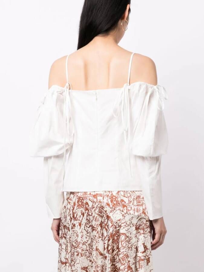 Rejina Pyo Off-shoulder blouse Wit