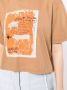 Rejina Pyo T-shirt met print Bruin - Thumbnail 5
