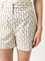 REMAIN Shorts met abstracte print Beige - Thumbnail 5