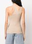 REMAIN Asymmetrische tanktop Bruin - Thumbnail 4