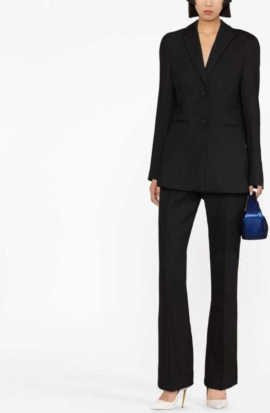 REMAIN Blazer met enkele rij knopen Zwart