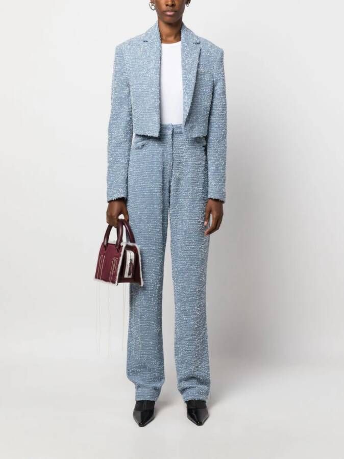 REMAIN Straight broek Blauw