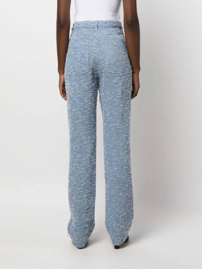 REMAIN Straight broek Blauw