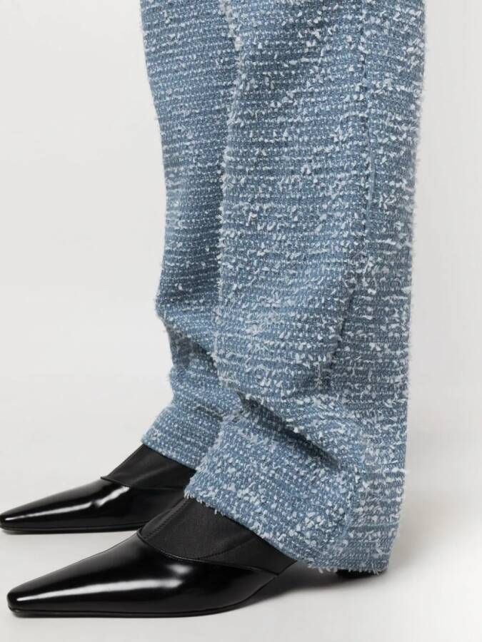 REMAIN Straight broek Blauw
