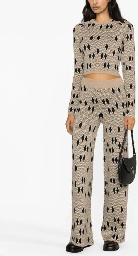 REMAIN Cropped trui Beige