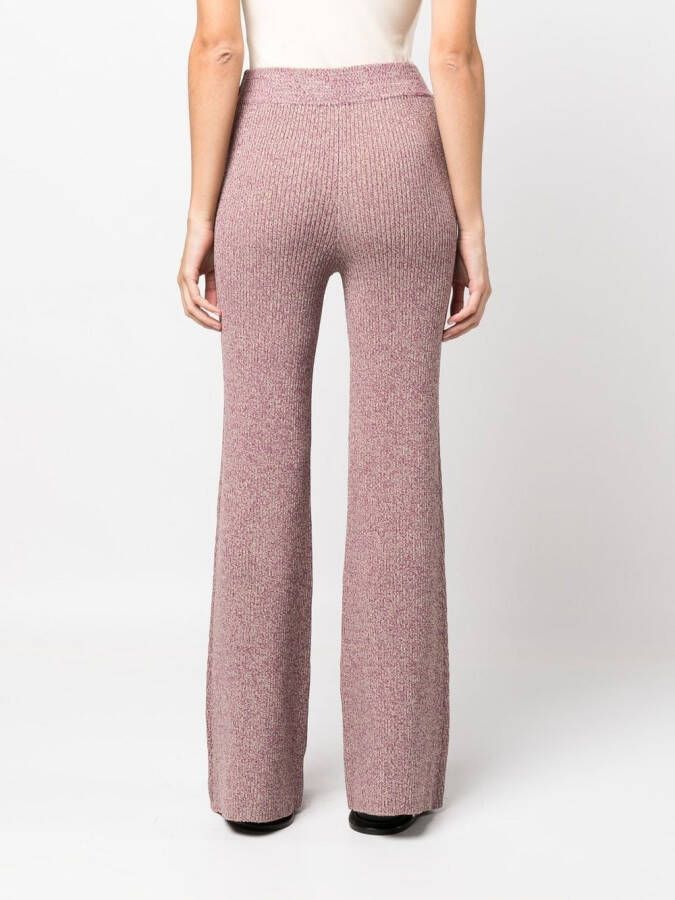 REMAIN Flared broek Paars