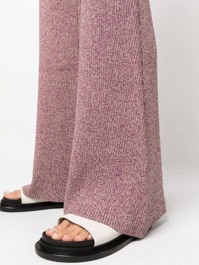 REMAIN Flared broek Paars