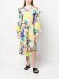REMAIN Maxi-jurk met bloemenprint Geel - Thumbnail 2
