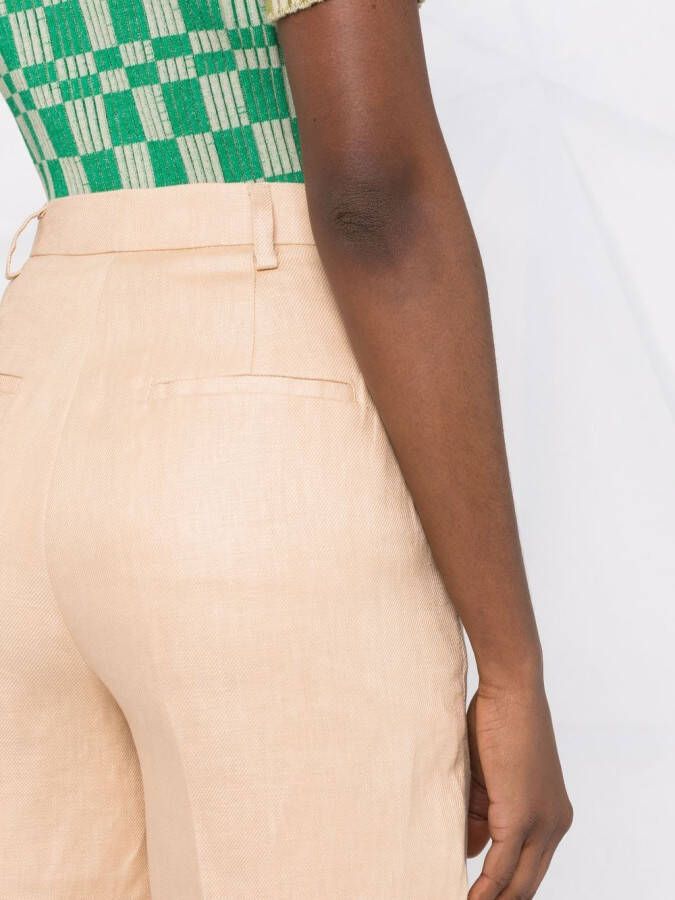 REMAIN Linnen shorts Beige