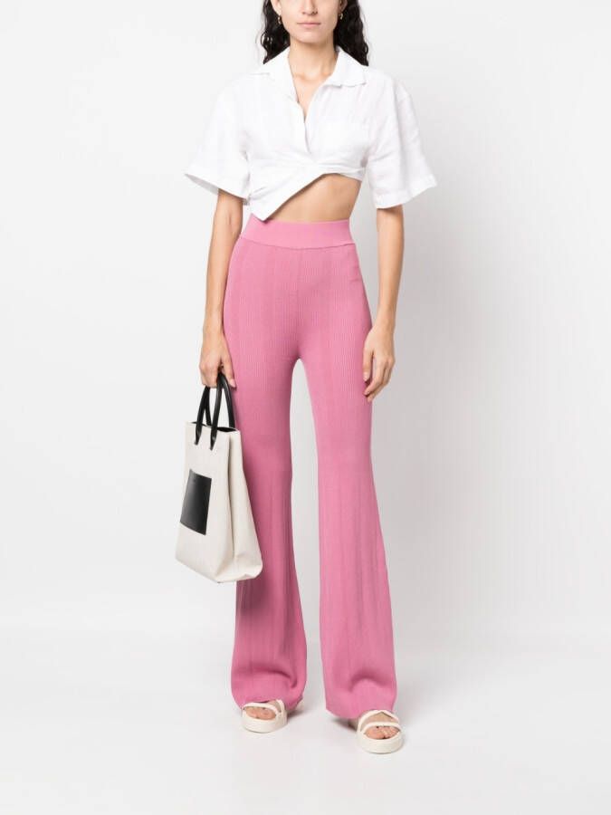 REMAIN Flared broek Roze