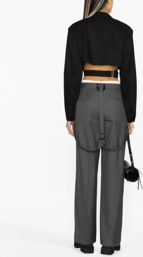 REMAIN Straight broek Grijs