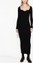 REMAIN Midi-jurk met sweetheart hals Zwart - Thumbnail 2
