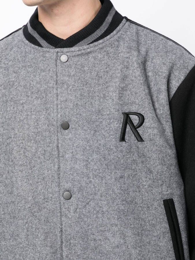 Represent Bomberjack met geborduurd logo Grijs