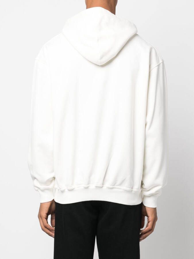 Represent Hoodie met print Wit